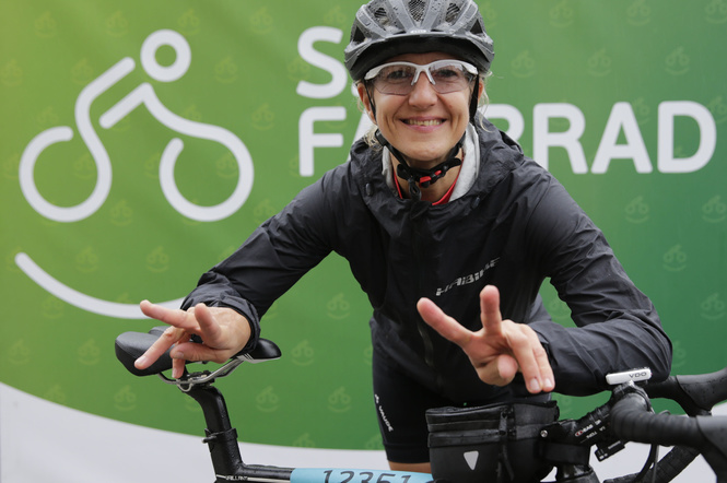 Fahrradfest-Teilnehmerin Silke Ermel